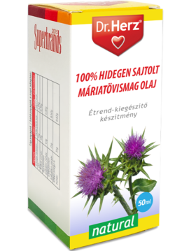Dr. Herz Máriatövismag olaj 100% hidegen sajtolt 50ml