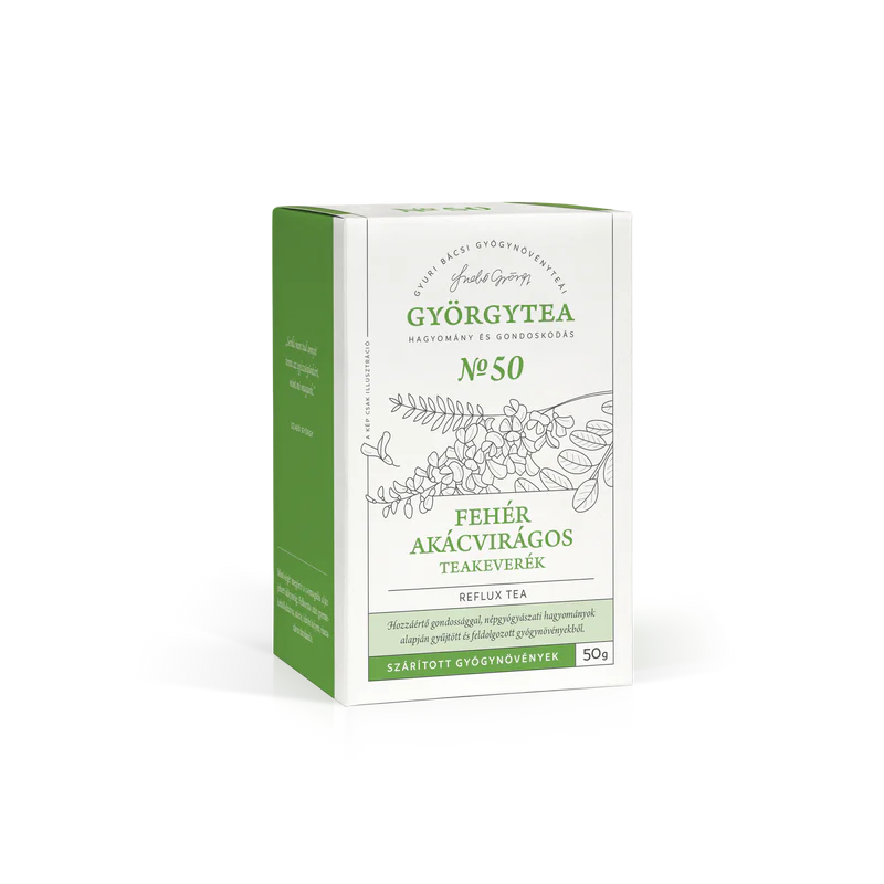 GYÖRGYTEA FEHÉR AKÁCVIRÁGOS TEAKEVERÉK ( 50g )