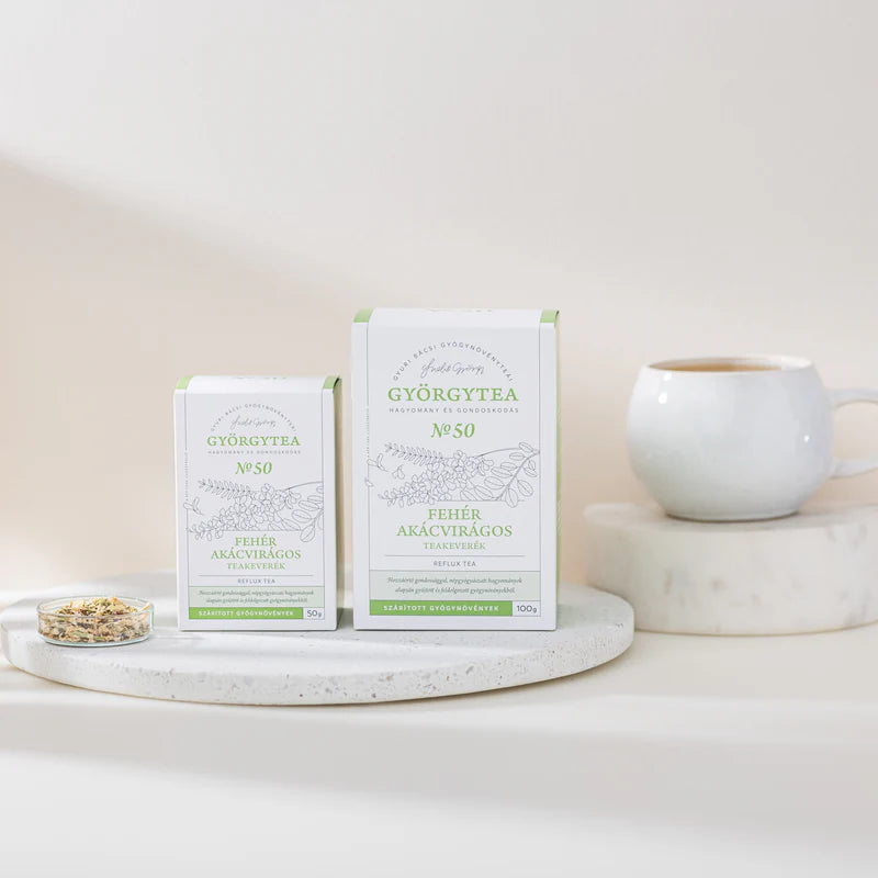 GYÖRGYTEA FEHÉR AKÁCVIRÁGOS TEAKEVERÉK ( 50g )