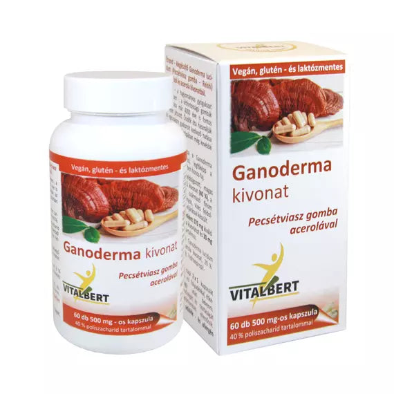 Vitalbert Ganoderma - reishi kivonat kapszula ( 60db )