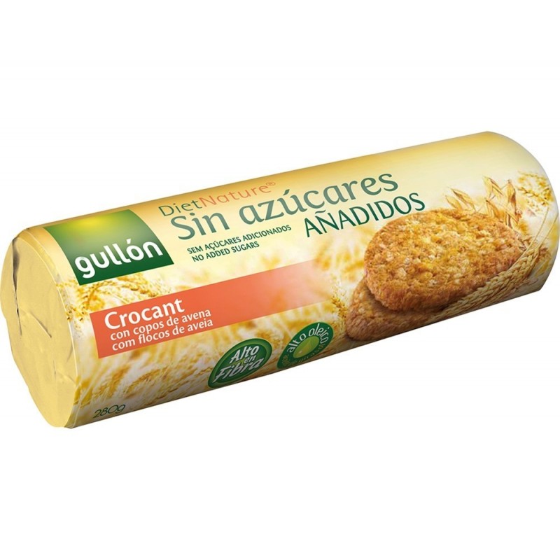 Gullon Crocant zabkeksz cukor hozzáadása nélkül ( 280g )