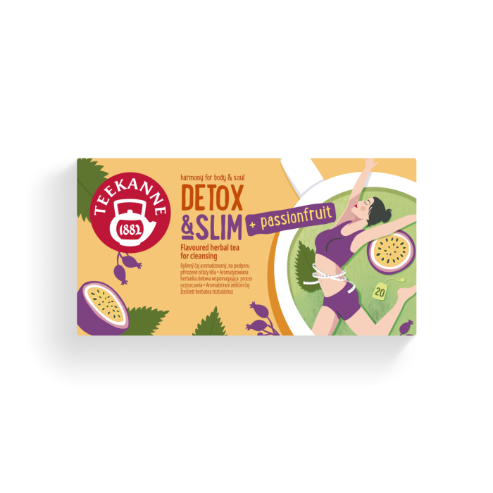 Teekanne Detox Slim Passionfruit tisztító tea 20filter
