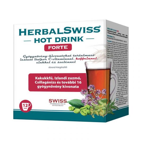 Herbal Swiss Hot Drink Forte étrend-kiegészítő italpor 12db
