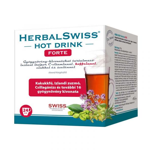 Herbal Swiss Hot Drink Forte étrend-kiegészítő italpor 24db
