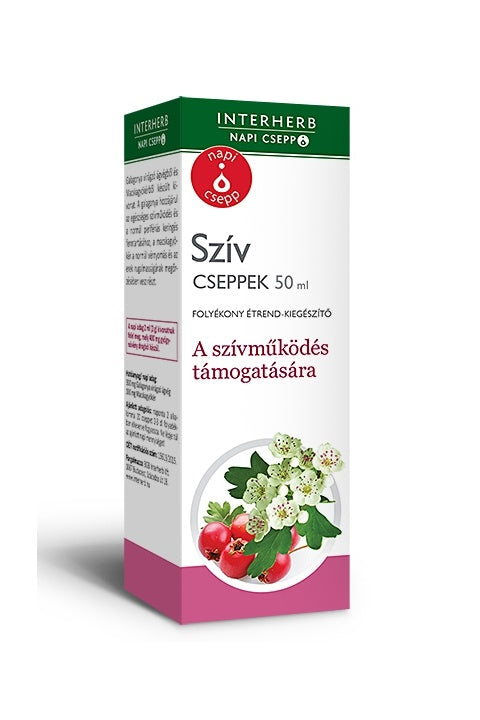 INTERHERB NAPI CSEPP Szív cseppek 50ml