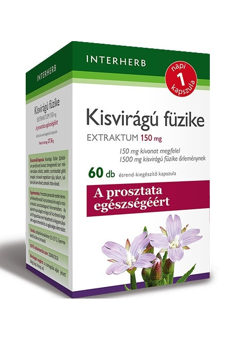 INTERHERB NAPI1 Kisvirágú füzike Extraktum 150mg kapszula 150 mg 60db