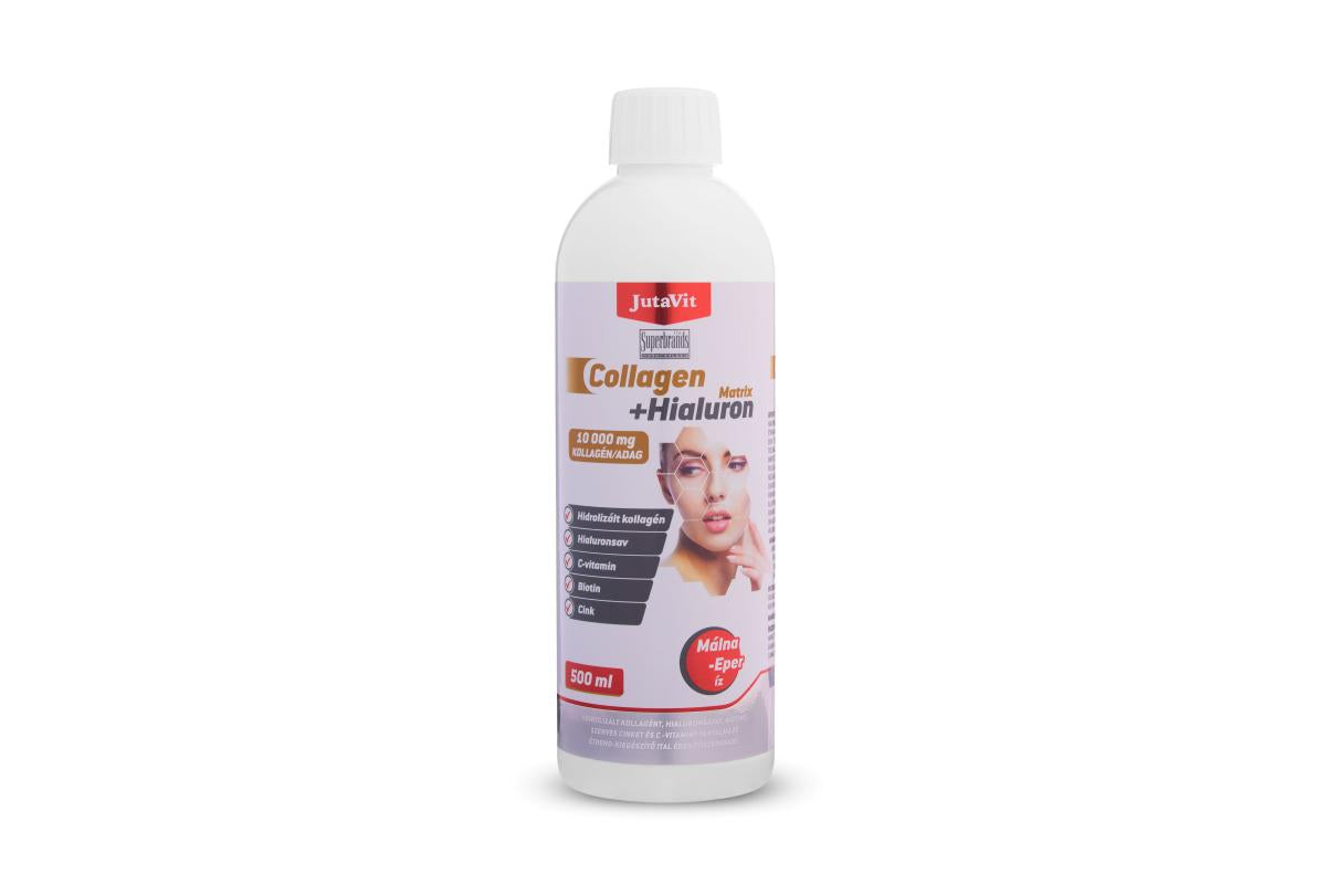 Jutavit Collagen + Hialuron Matrix eper - málna ( 500ml )