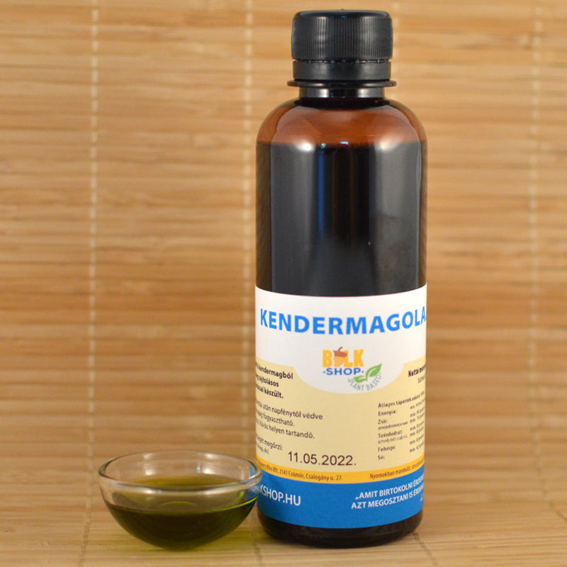 Bulkshop Kendermag olaj, hidegen sajtolt 250ml