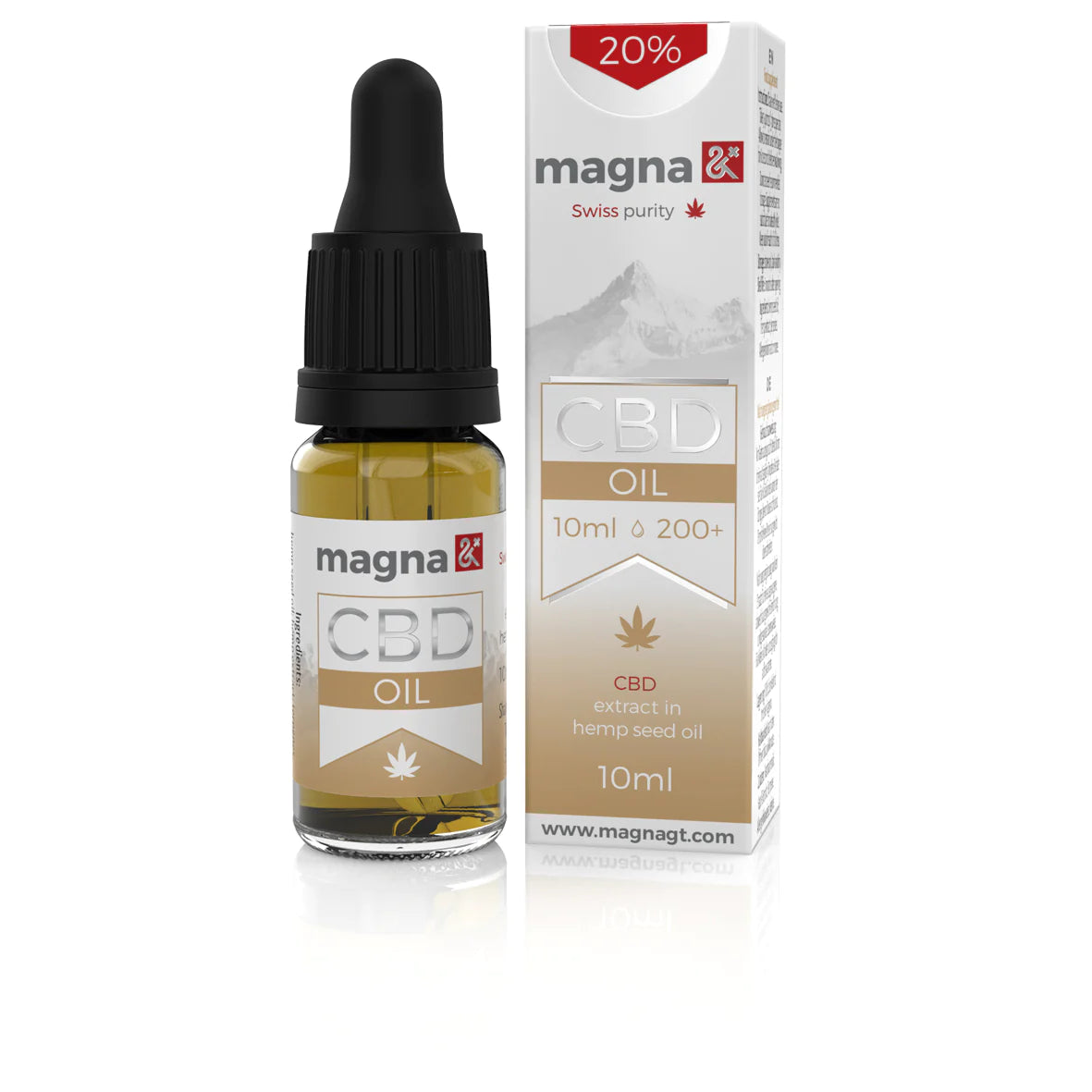Magna G&T 20% CBD Olaj 2000mg (10ml) Kendermagolajban