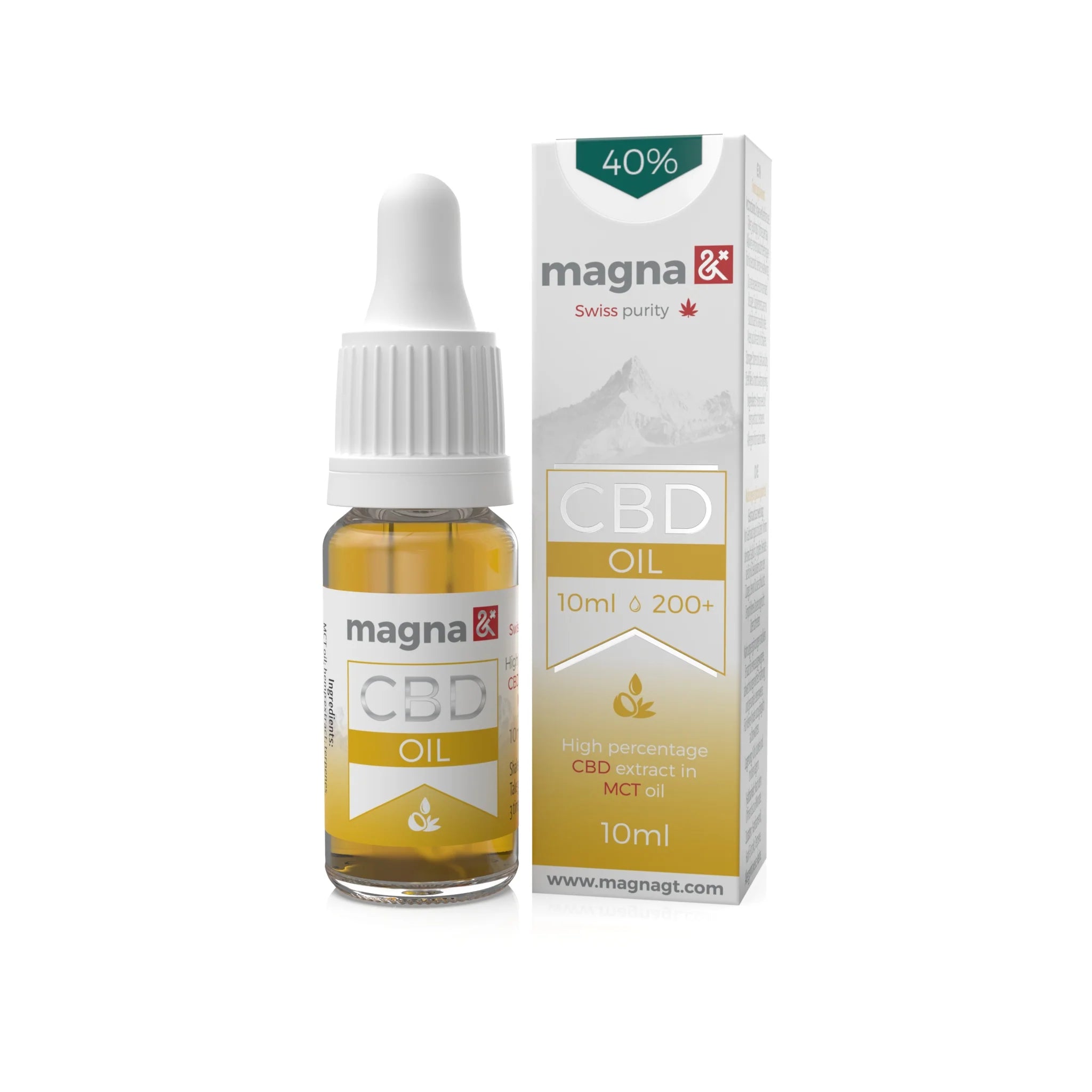 Magna G&T 40% CBD olaj (MCT olajban) 10ml
