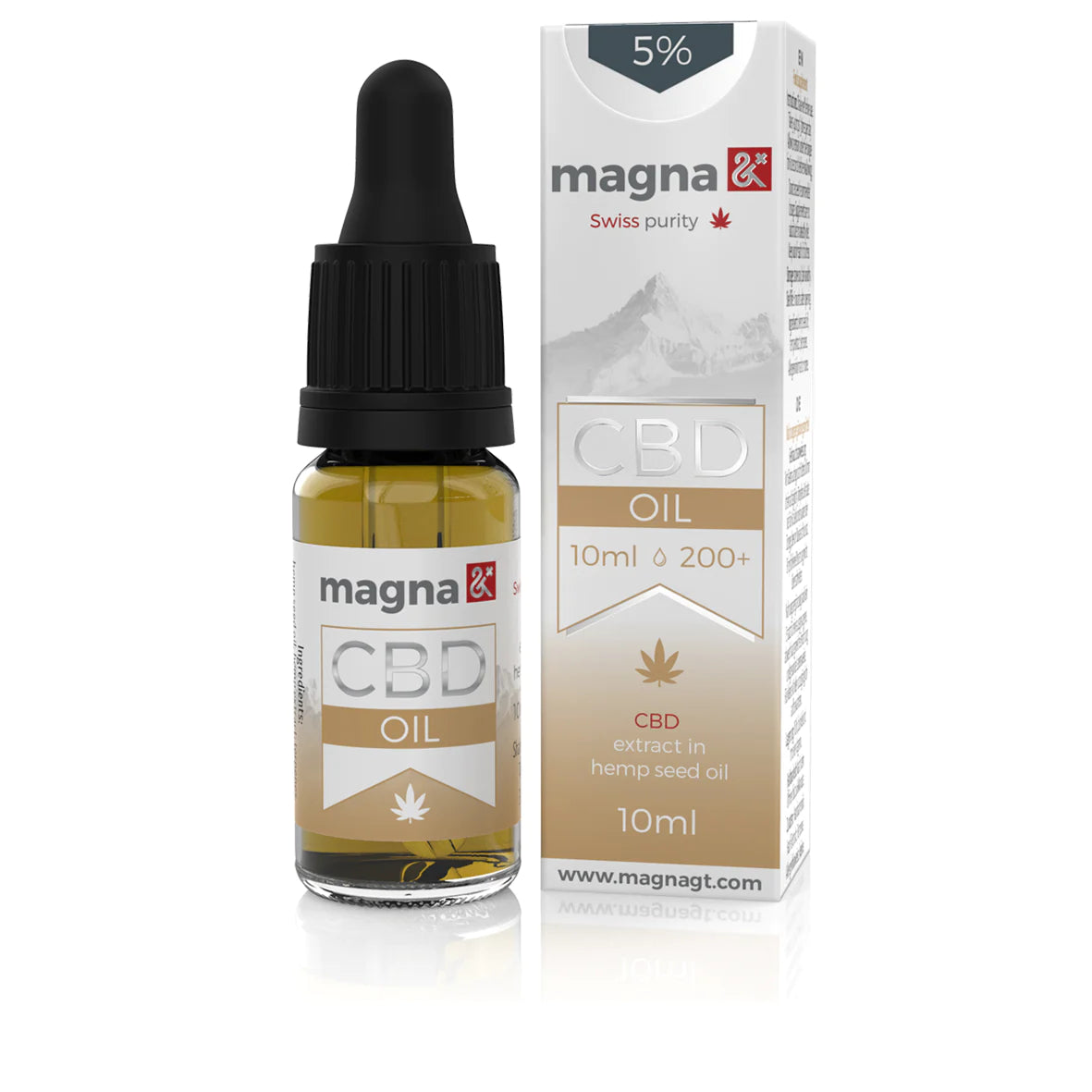 Magna G&T 5% CBD Olaj 500mg (10ml) Kendermagolajban