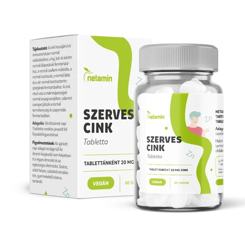 Netamin szerves cink tabletta 60db