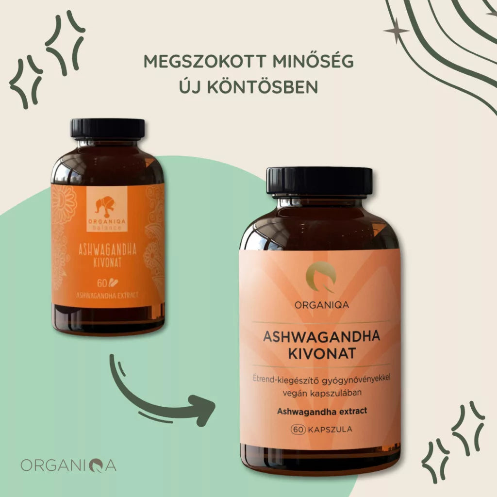 ORGANIQA ASHWAGANDHA KAPSZULA ( 60db )