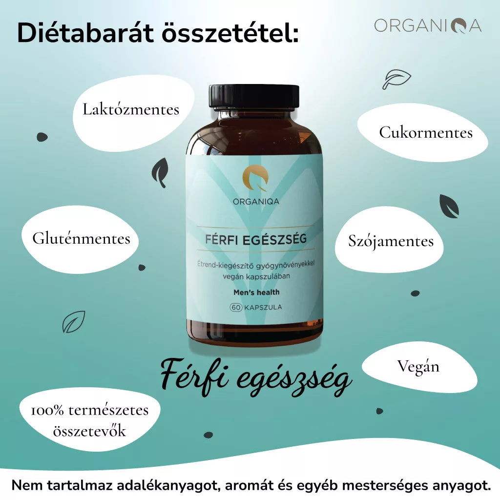 ORGANIQA Férfi Egészség Kapszula 60db