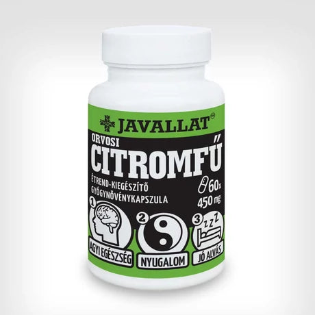 JAVALLAT ORVOSI CITROMFŰ KAPSZULA 60 db
