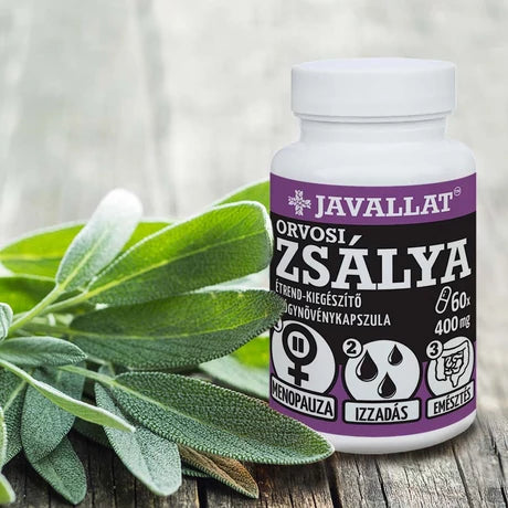 JAVALLAT ORVOSI ZSÁLYA KAPSZULA 60 db