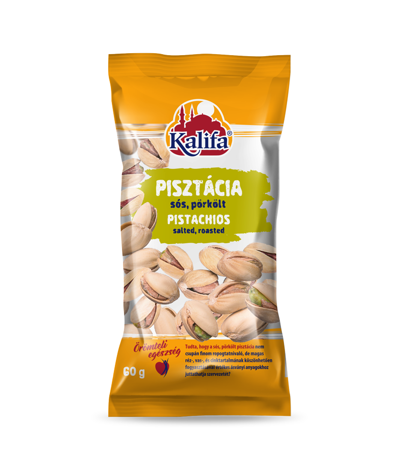 KALIFA PISZTÁCIA SÓS, PÖRKÖLT 60g