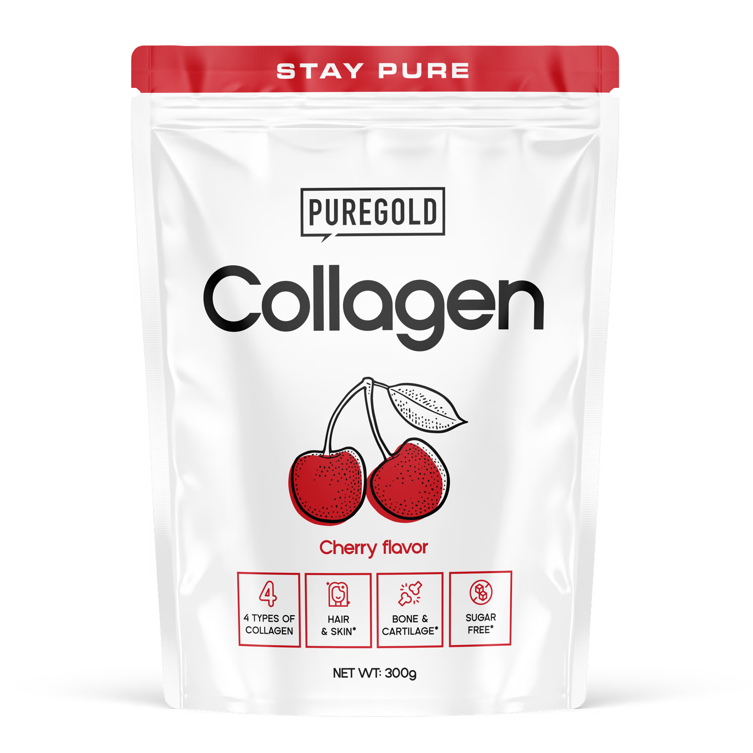PureGold Collagen Cherry 300g