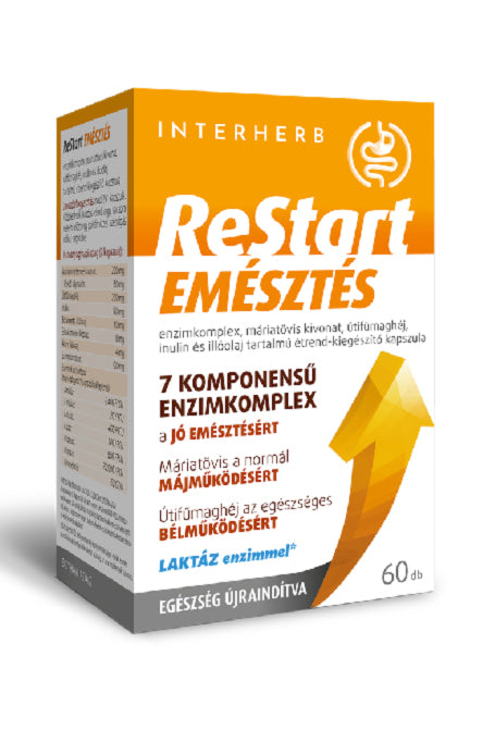 Interherb ReStart Emésztés kapszula 60db