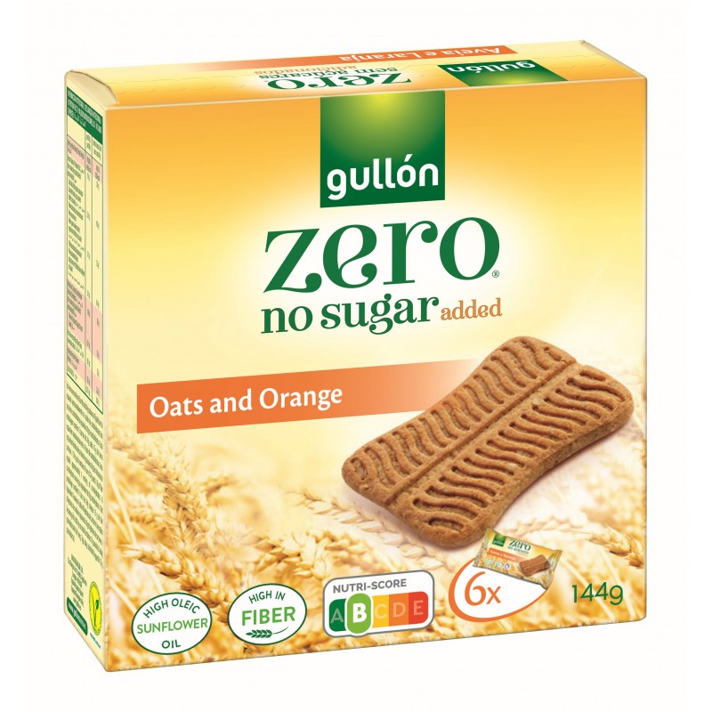 Gullon Snack zabos, narancsos keksz ( 144g )