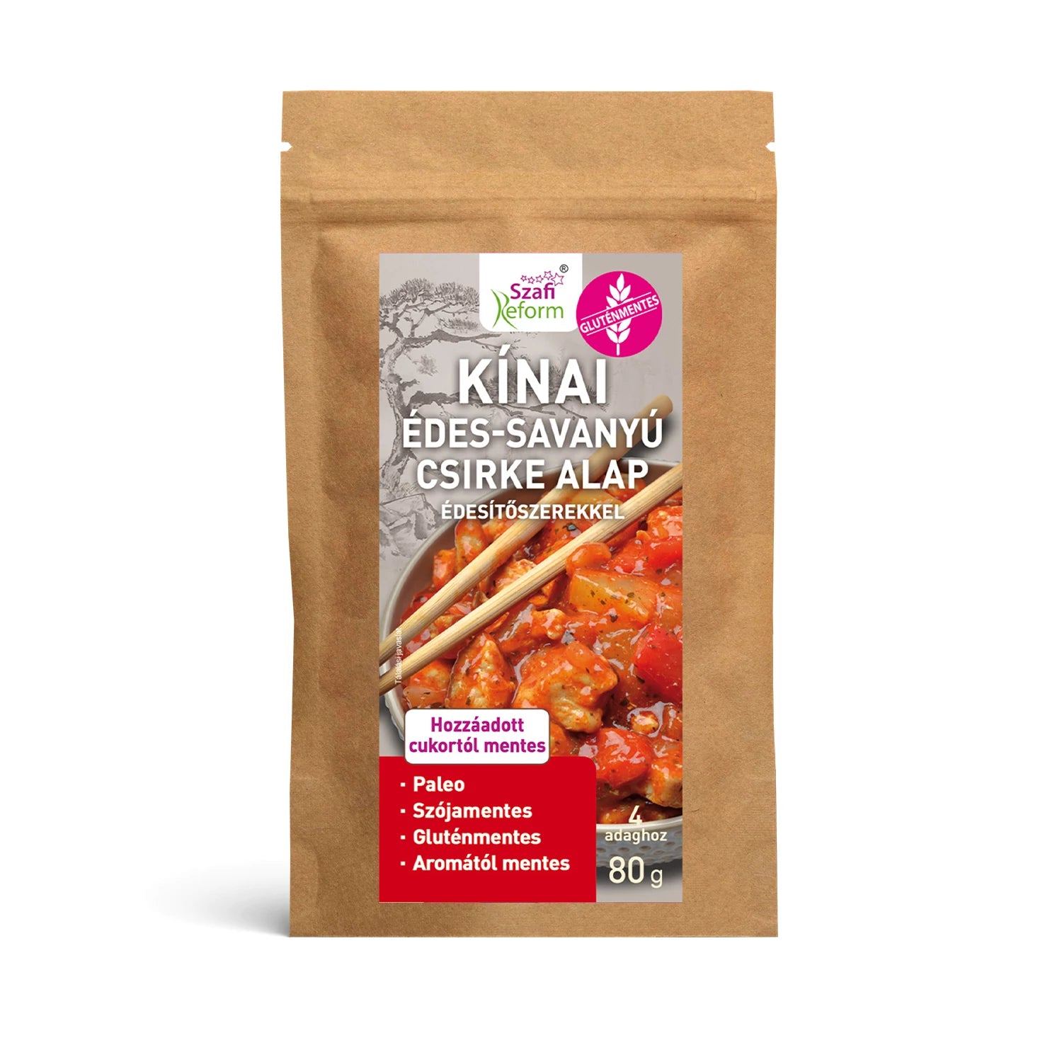 SZAFI REFORM KÍNAI ÉDES-SAVANYÚ CSIRKE ALAP 80G