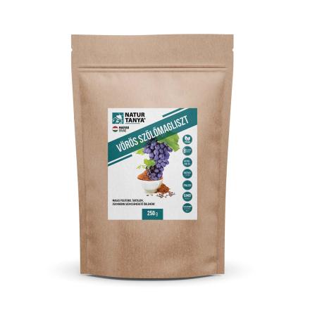 Natur Tanya® Prémium VÖRÖS SZŐLŐMAGLISZT – Adalékanyagmentes 250g