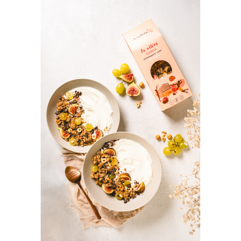 Mendula Be active granola törökmogyoró - csoki 250g