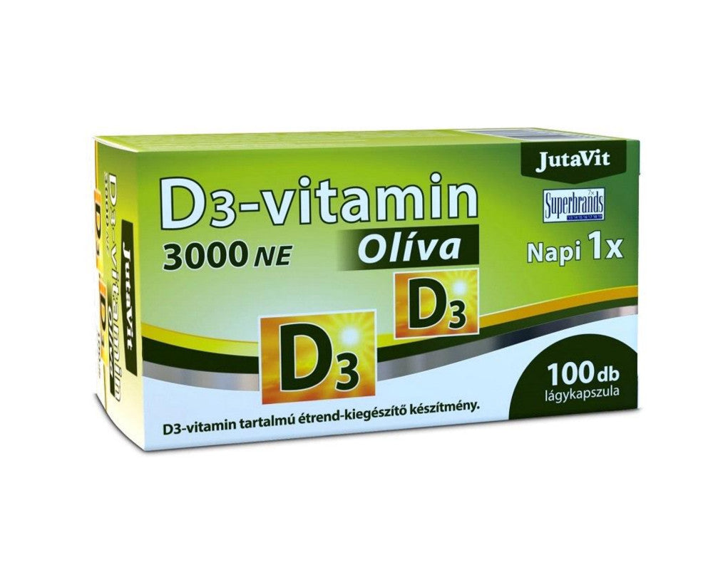 Jutavit D3-Vitamin 3000NE Olíva 100db