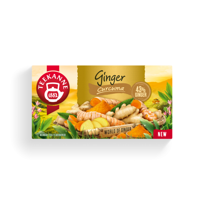 Teekanne Ginger Curcuma tea 20filter