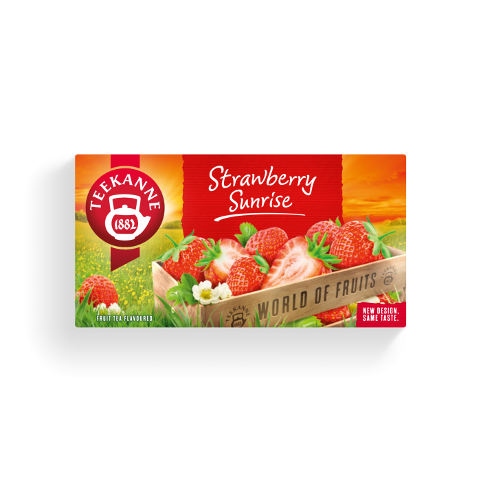 Teekanne Strawberry Sunrise Tea 20x2,25g