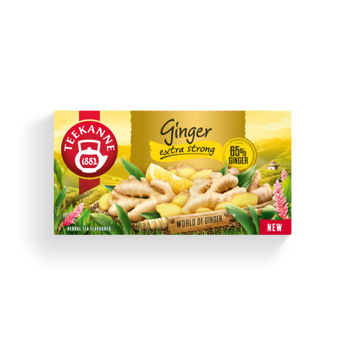 Teekanne Citrom ízesítű gyömbér tea keverék 20filter