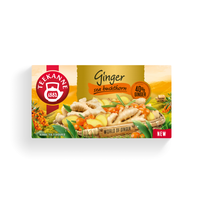 Teekanne Homoktövis ízű herbatea gyömbérrel 20filter