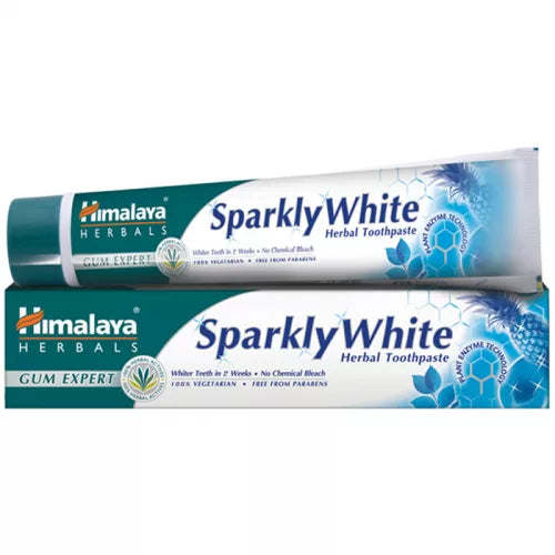 HIMALAYA SPARKLY WHITE FOGFEHÉRÍTŐ GYÓGYNÖVÉNYES FOGKRÉM 75ML