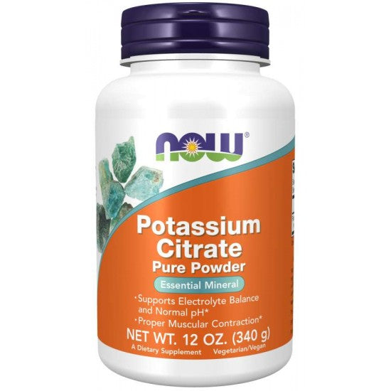 NOW Potassium Citrate / Kálium-Citrát/ Por 340g