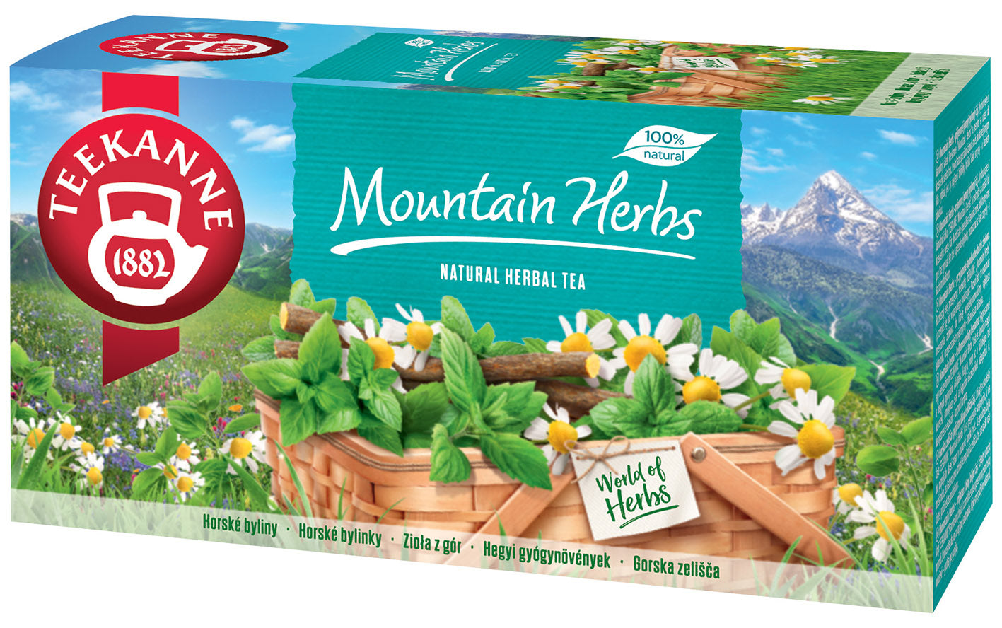 Teekanne Mountain Herbs Hegyi Gyógynövény Teakeverék 20db
