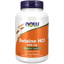 NOW Betaine HCl 648 mg 120db