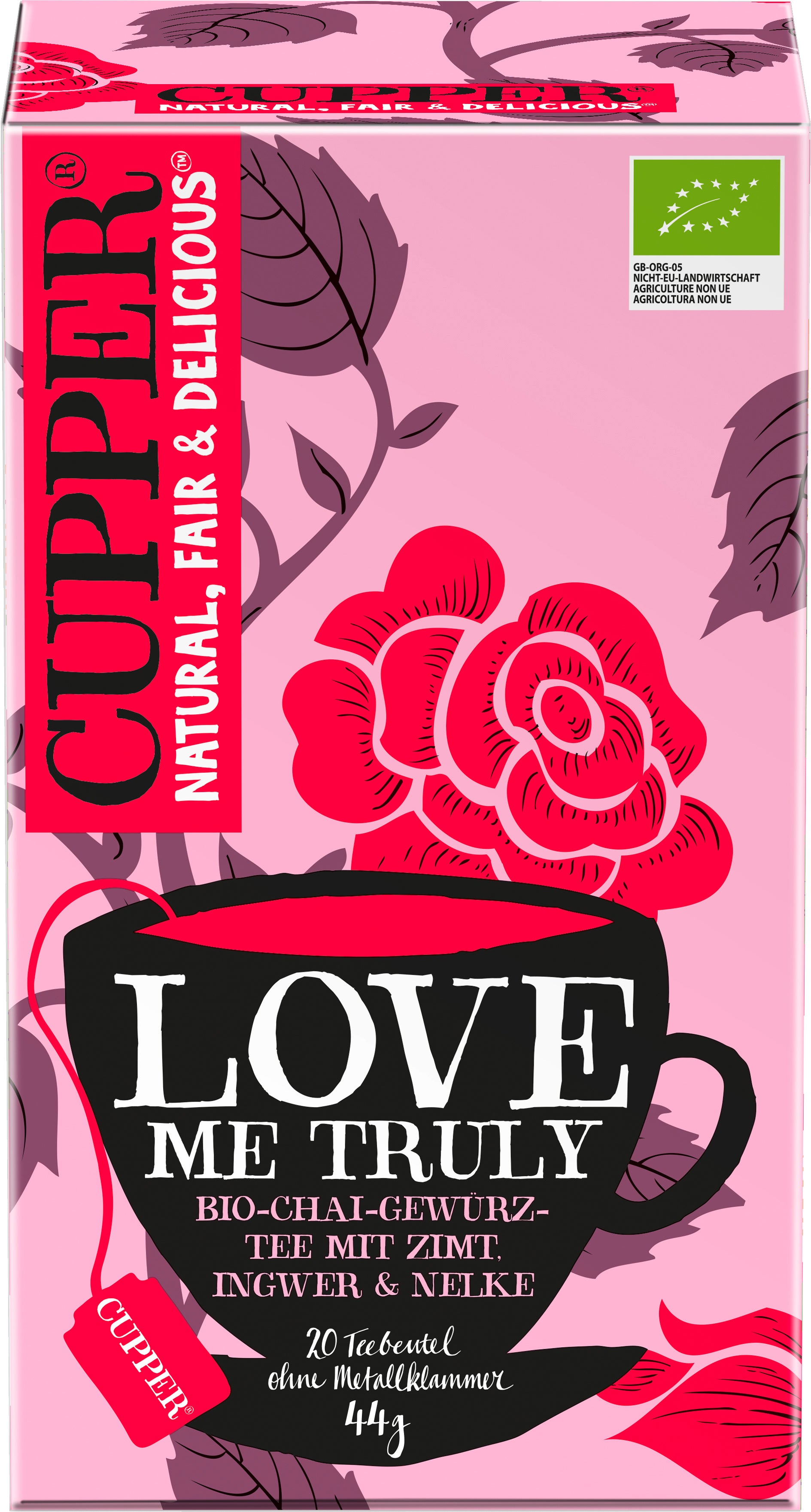 Cupper Love Me -szeress engem bio tea 20filter
