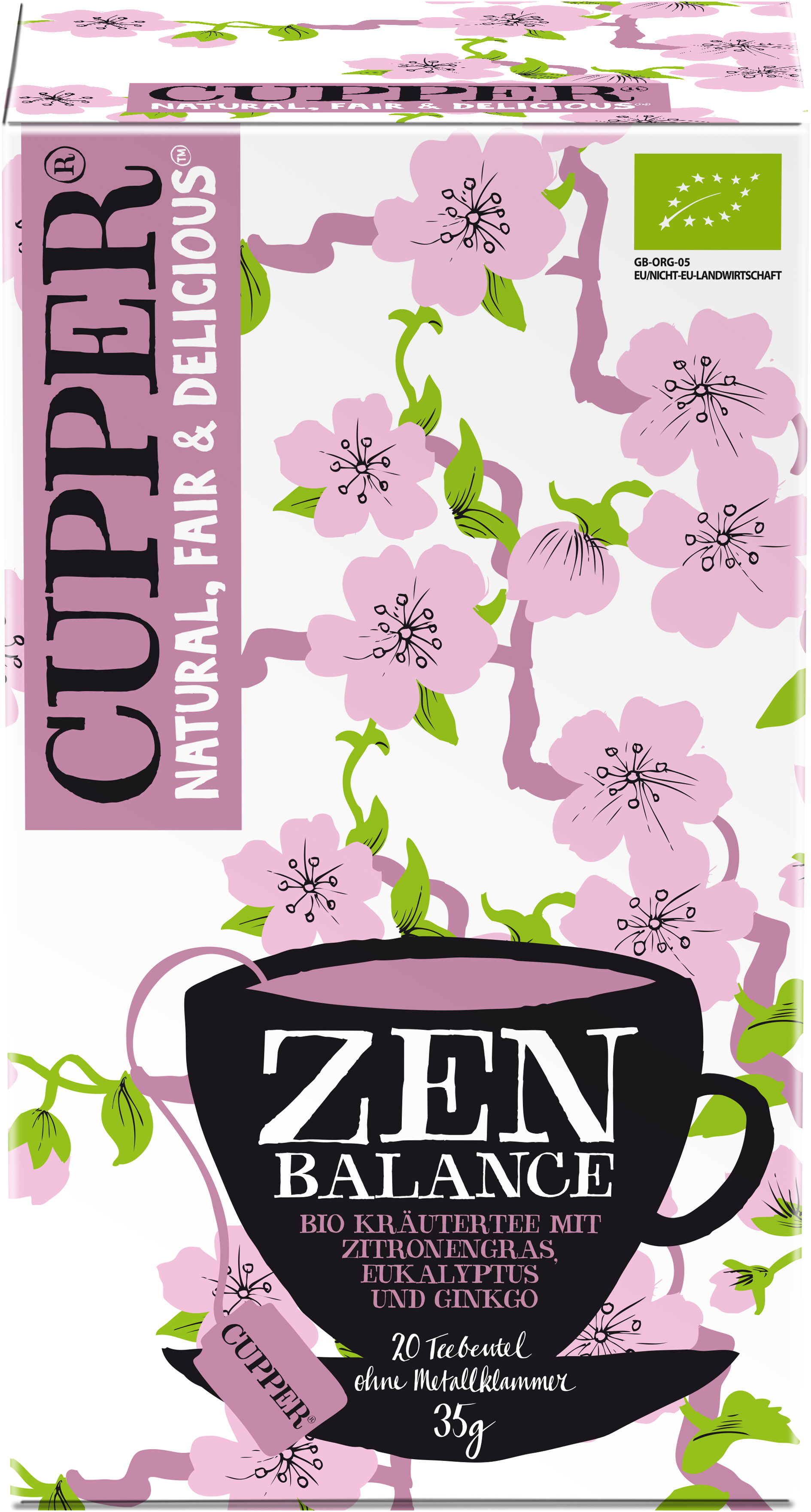 Cupper bio zen balance tea 20 db 35 g