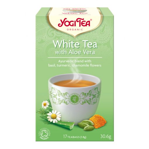 Yogi bio fehér tea aloe verával 17db