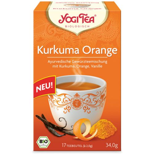 Yogi bio tea kurkuma narancs 17x2g 34 g