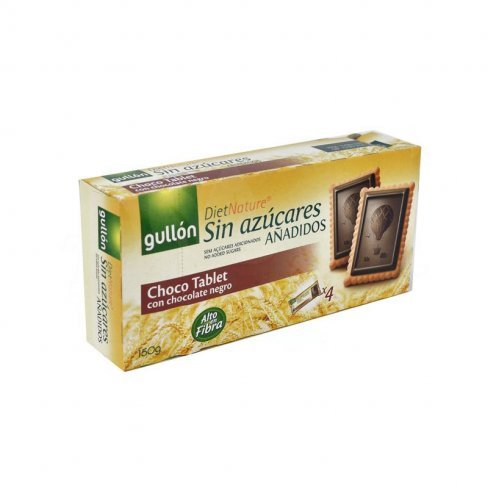 Gullon choco tablet hozzáadott cukrot nem tartalmaz ( 150g )