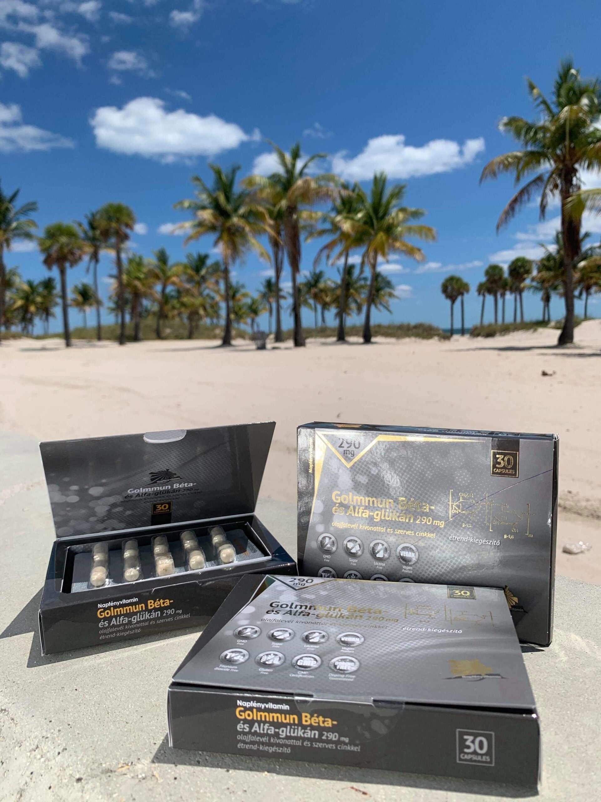 Napfényvitamin GoIMMUN Béta- és Alfa-glükán 290 mg 30db