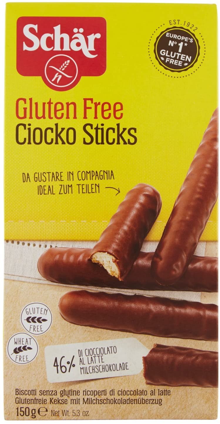 Schar Chioco Sticks gluténmentes Tejcsokiba mártott keksz rudacska 150g