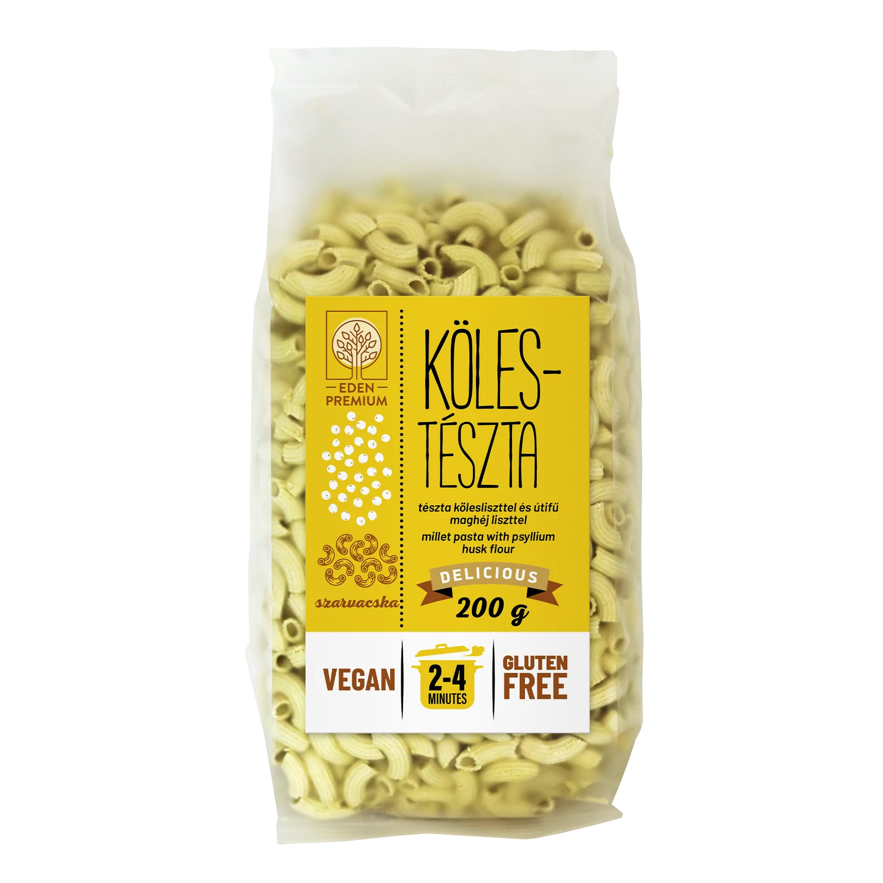 Éden Prémium Kölestészta szarvacska 200g