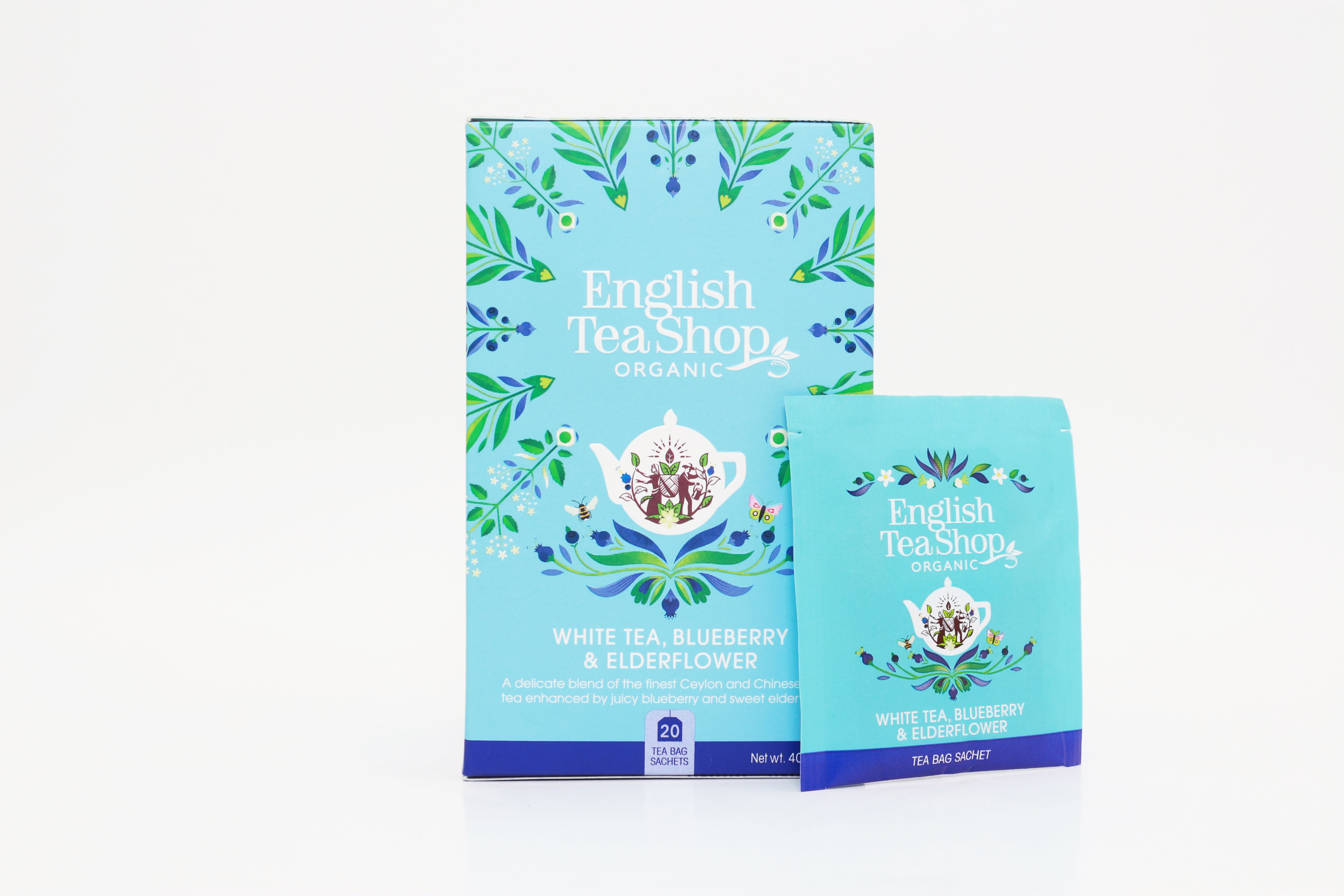 ETS 20 Fehér bio tea Áfonyás & Bodzás 20filter