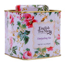 ETS 85 g Szálas Darjeling bio tea fém díszdobozban 85g