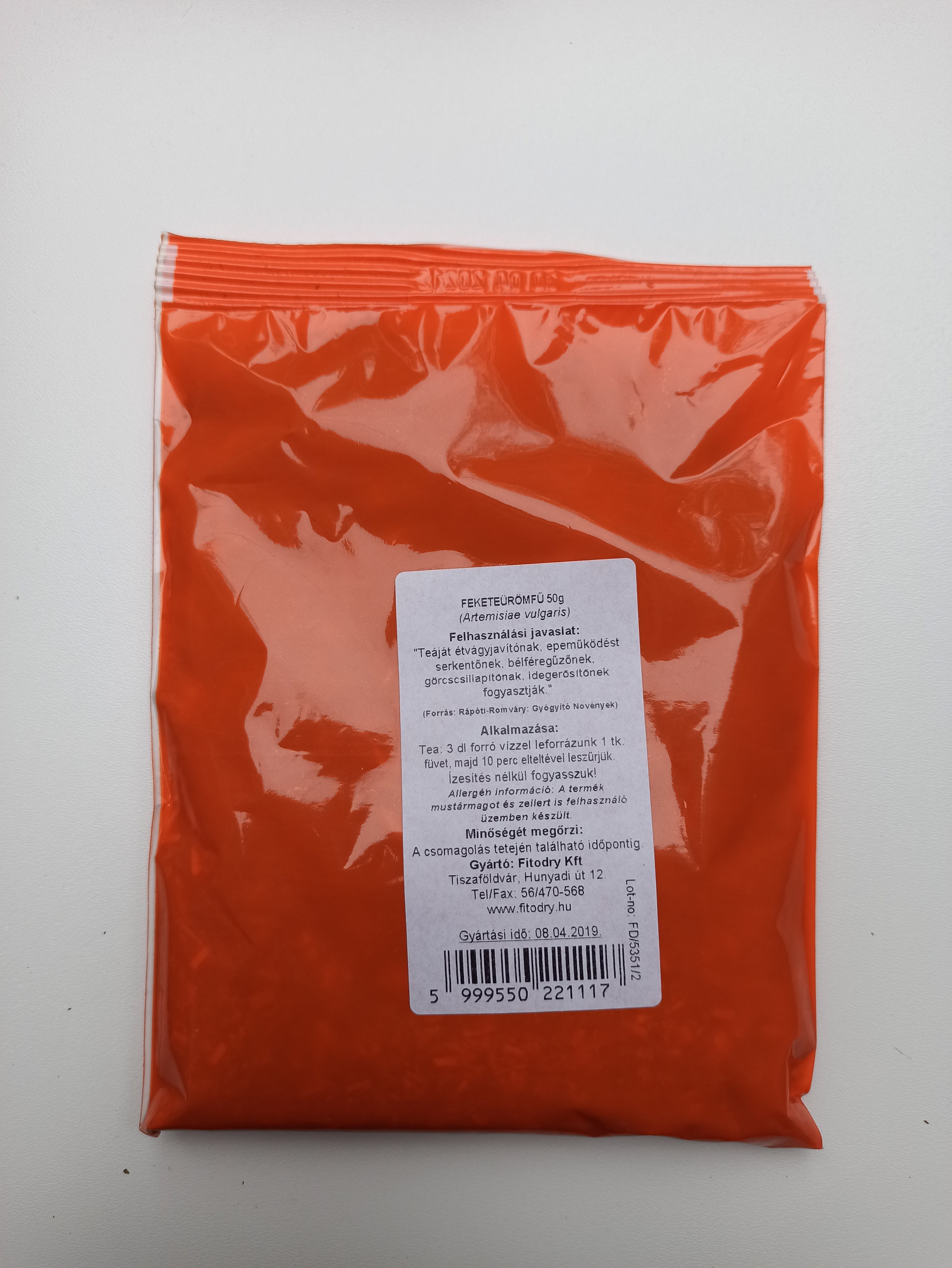 Fitodry Fekete Ürömfű 50g