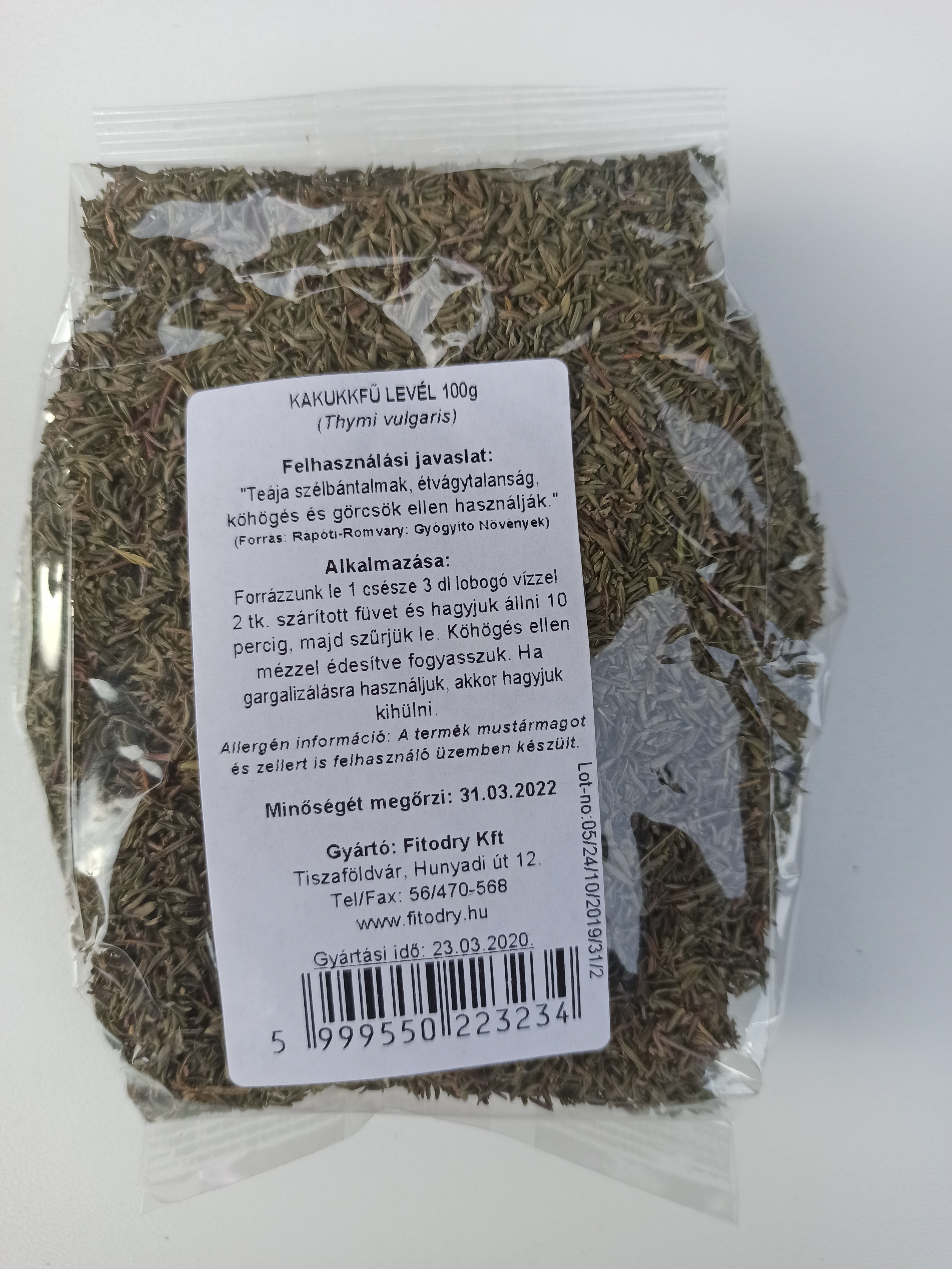 Fitodry Kakukkfű Levél 100g