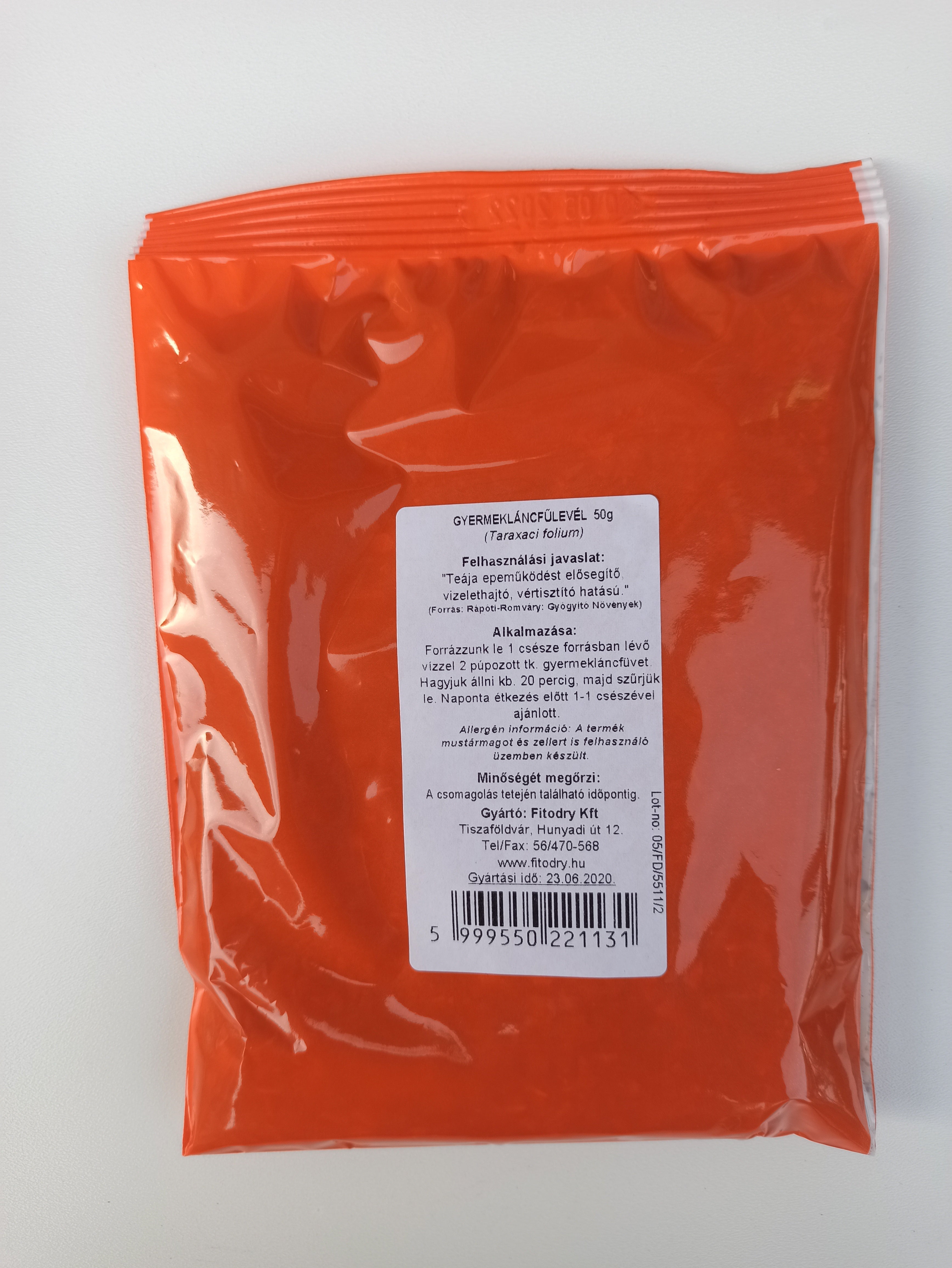 Fitodry Gyermekláncfű Levél 50g