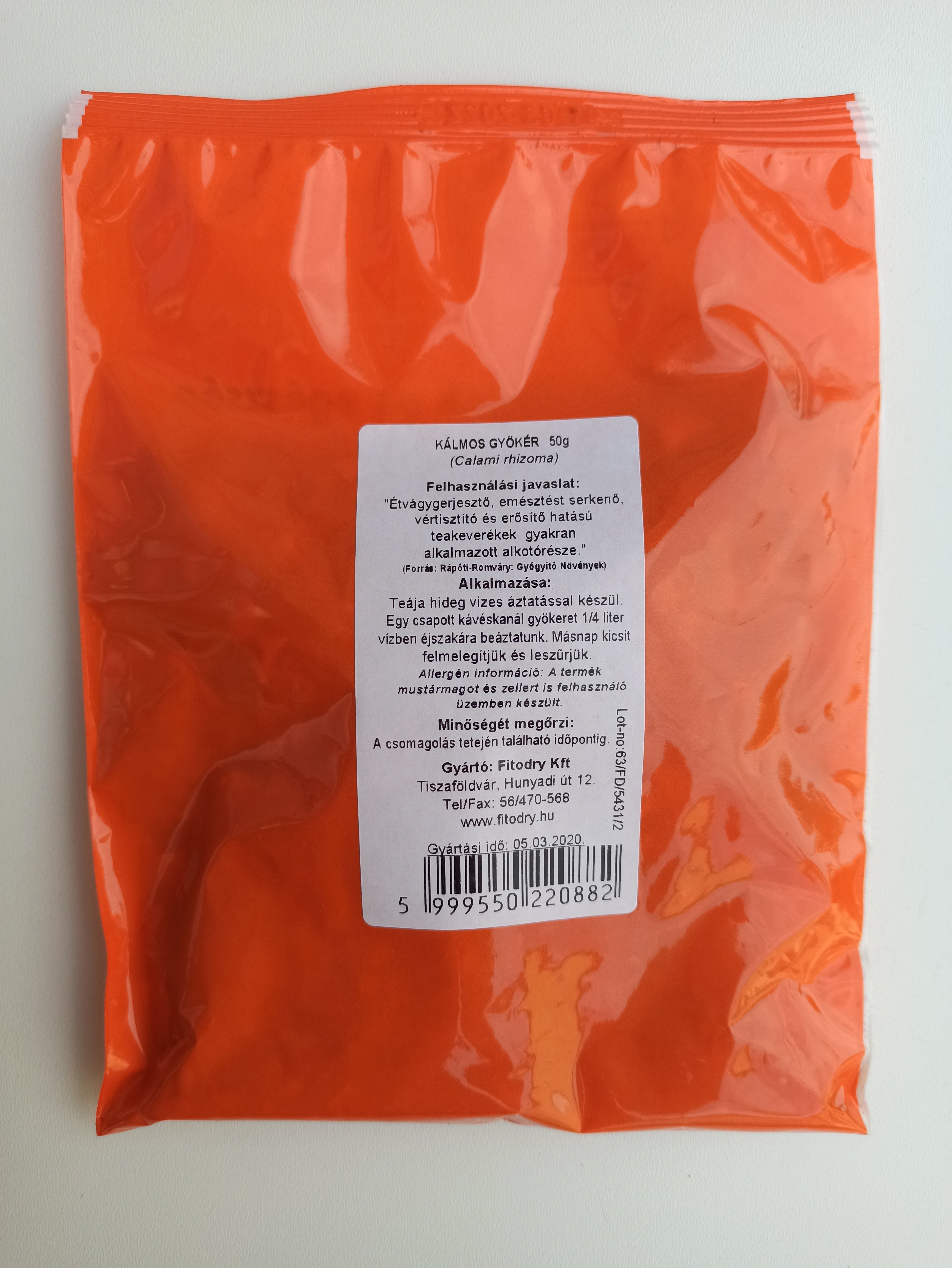 Fitodry Kálmos Gyökér 50g